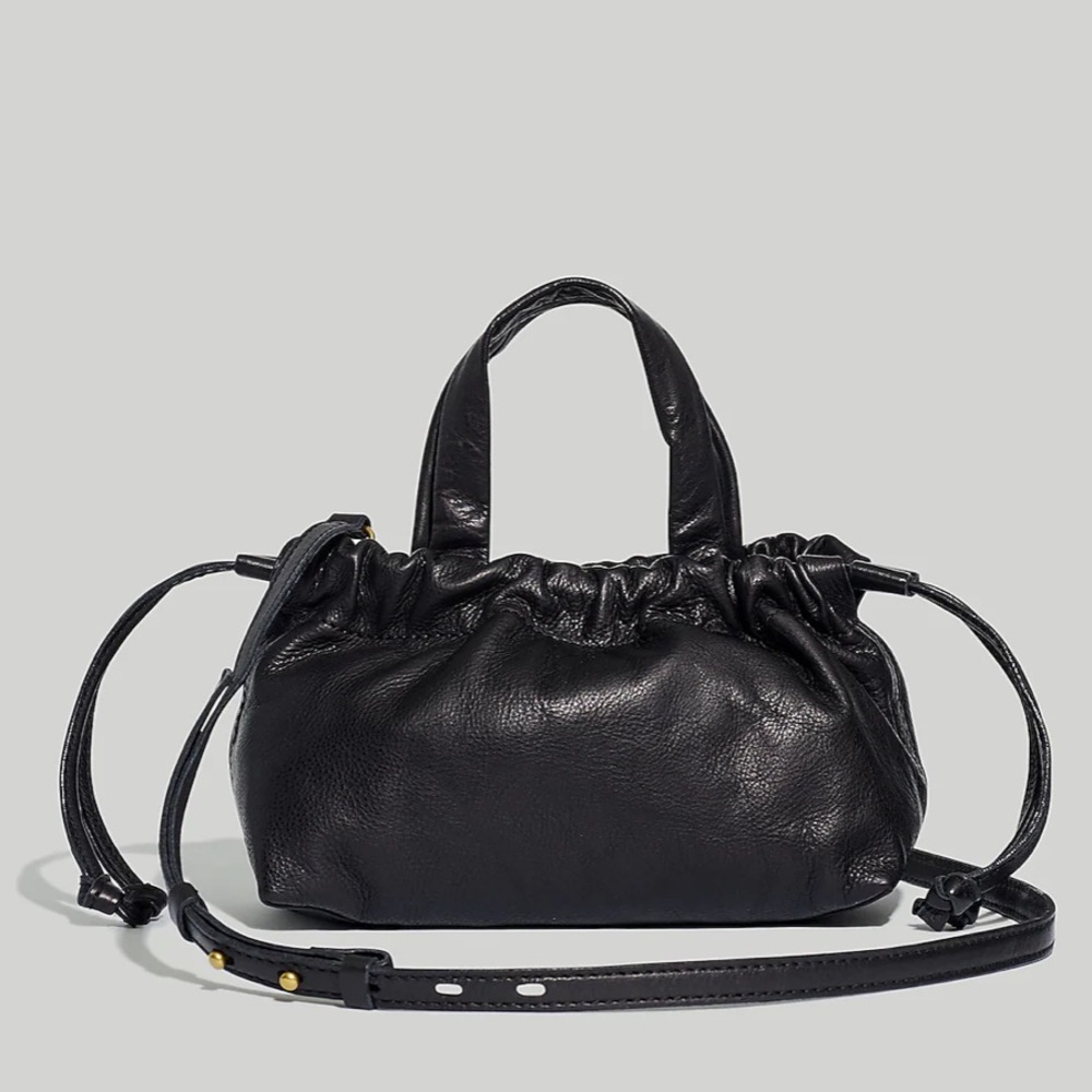 NWT MADEWELL The Piazza Mini Crossbody Purse Bag Black